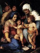 Andrea del Sarto Madonna and Child with St Elisabeth, the Infant St John, and Two Angels Spain oil painting artist